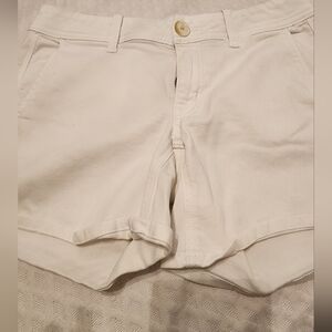 Womens White Shorts Size 2